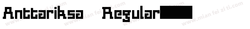 Anttariksa Regular字体转换
